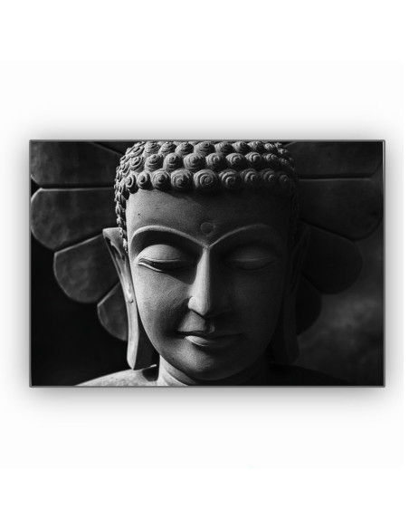 CUADRO MODERNO BUDDHA BLACK (1.20X90X5CM)