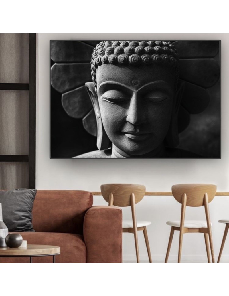 CUADRO MODERNO BUDDHA BLACK...