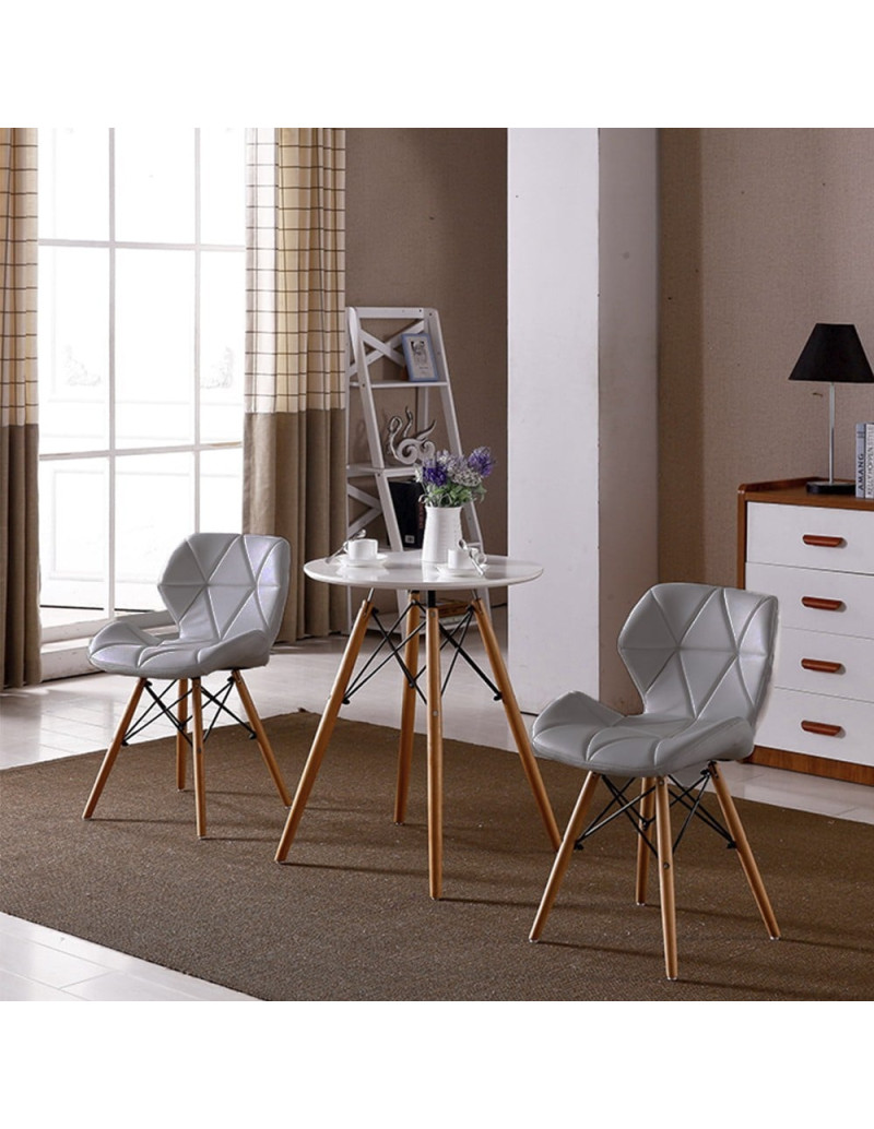 Set x2 Silla Dais gris