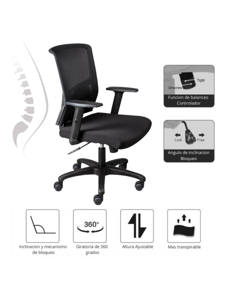 Silla de oficina  Italiana Cuba