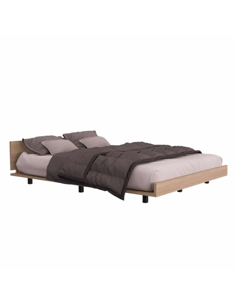 Cama doble Igneo rovere