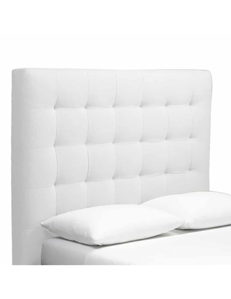 Cabecero para cama 200 luxury blanco