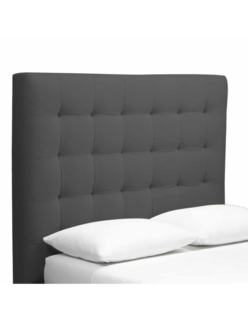 Cabecero para cama 160 luxury gris plomo