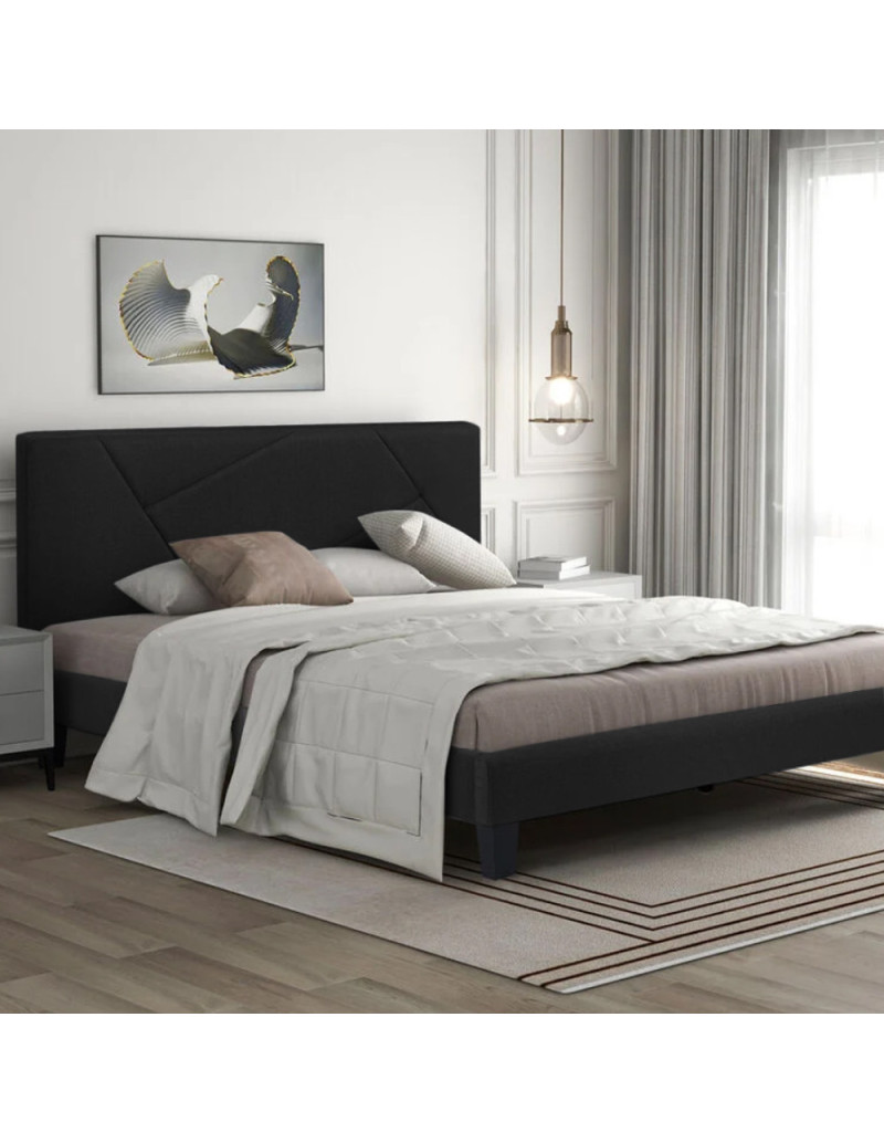 Combo cama Semidoble Hampton + colchon 2 Pillow 32 cm + cabecero + GRATIS sabanas 300 hilos.