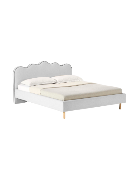 Combo cama + cabecero queen Aliss.