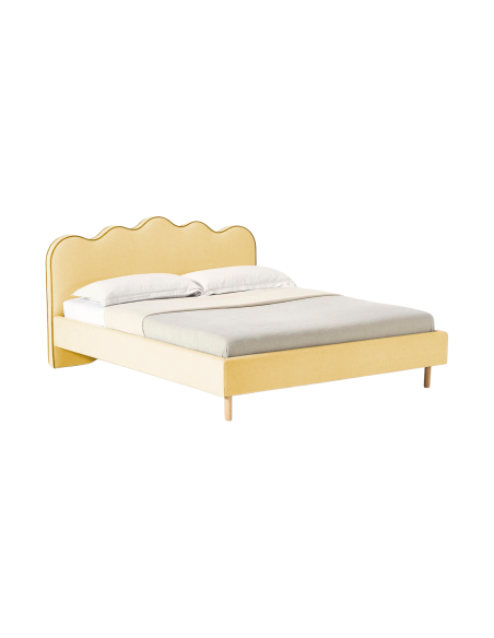 Combo cama + cabecero queen Aliss.
