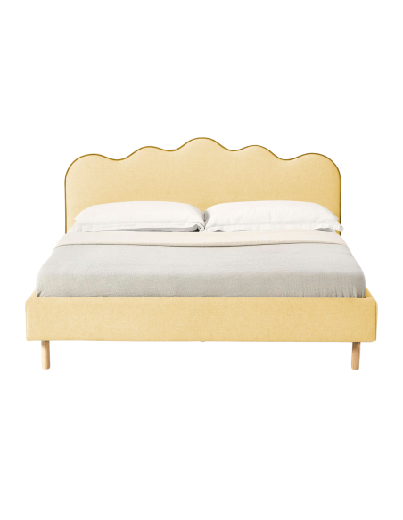 Combo cama + cabecero queen Aliss.