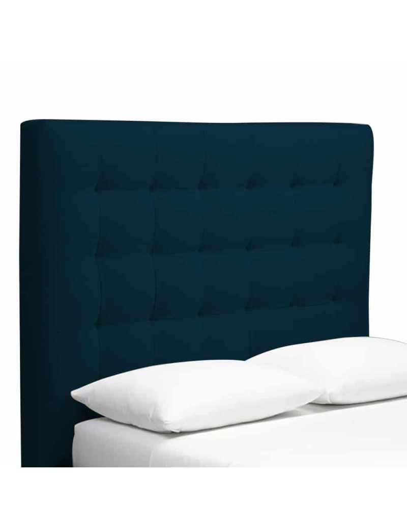 Cabecero para cama 200 luxury azul