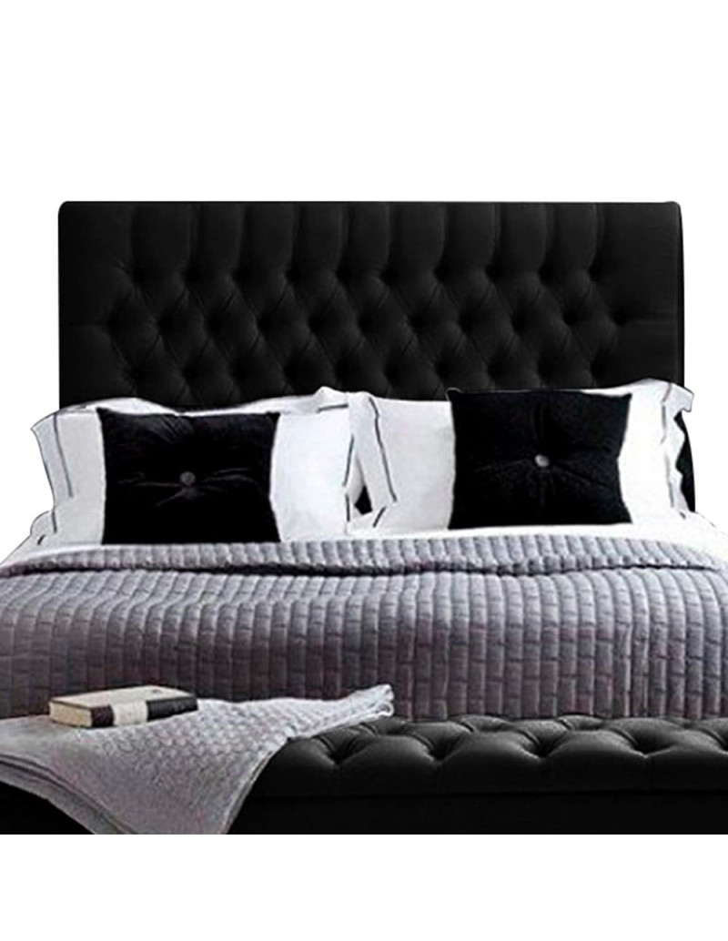Cabecero para cama 200 paris negro