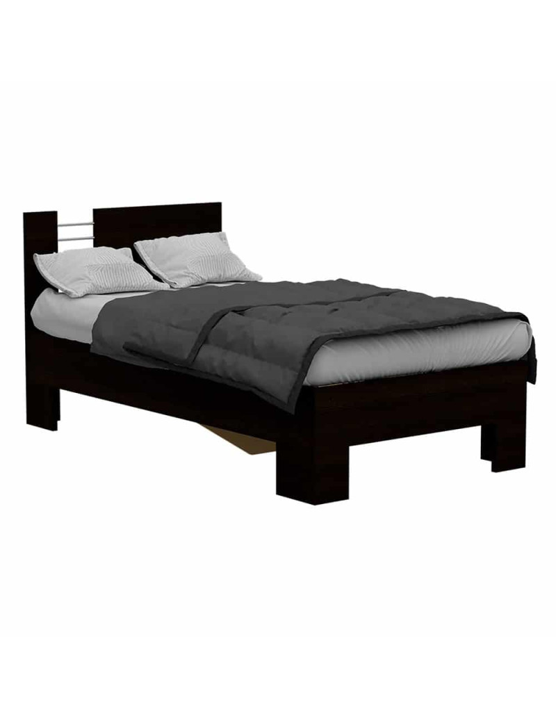 Cama sencilla axel 100 wengue