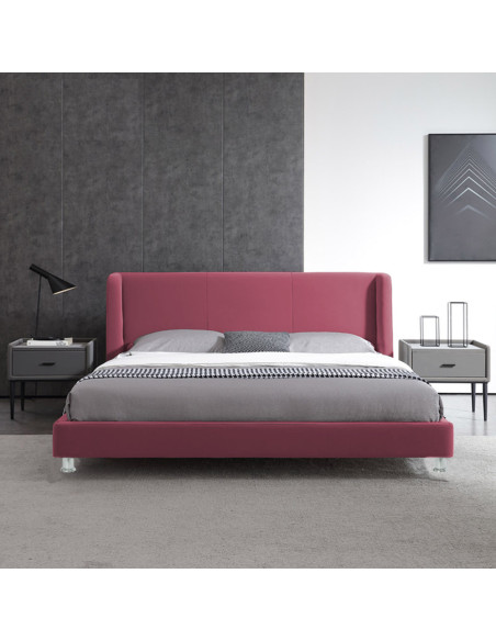 Combo Mousai cama king + colchon 1 Pillow 26 cm + cabecero GRATIS sabanas 300 hilos