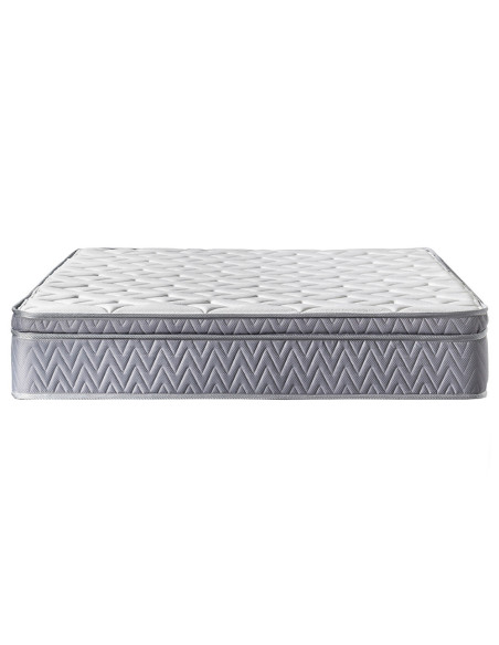 Combo Cama + Colchón 1 Pillow + Cabecero Queen Aliss Amarillo
