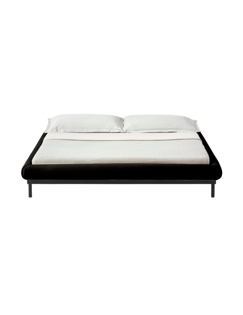 Cama Queen + Colchón 2 Pillow Aria Negro