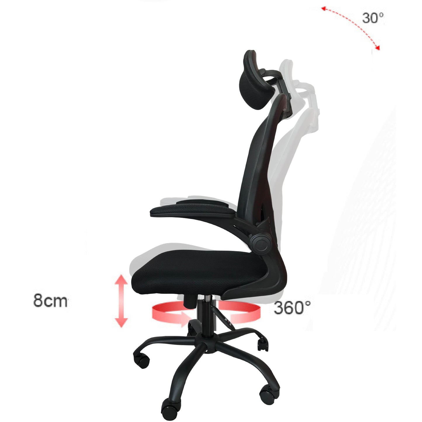 Silla De Oficina Maxi Presidente Negro
