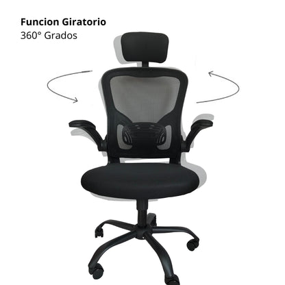 Silla De Oficina Maxi Presidente Negro