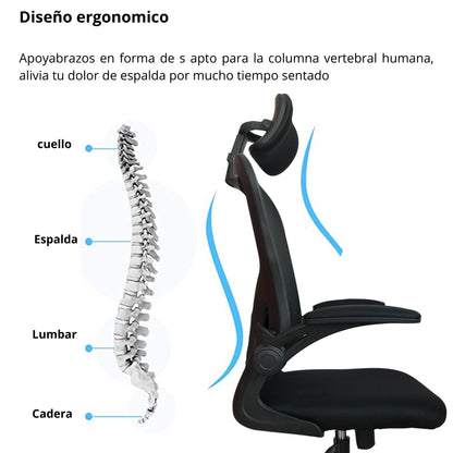 Silla De Oficina Maxi Presidente Negro