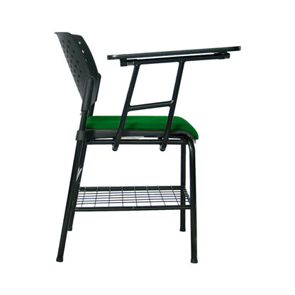 Silla Universitaria Fly Tapizada Brazo Abatible con Portalibros  verde