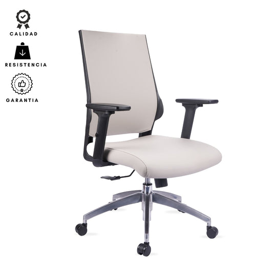 Silla De Oficina Vizza Gerente 103X63X52 Gris
