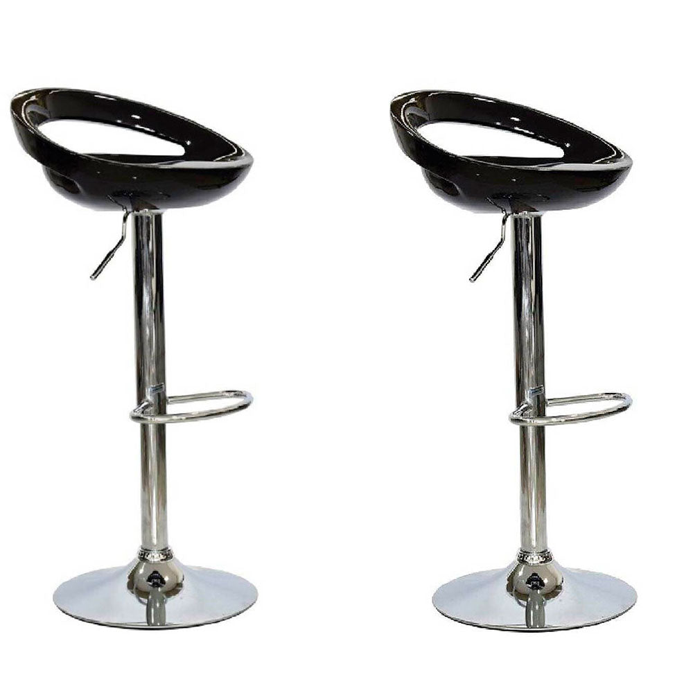 Set x2 Silla de Barra Polo Negro