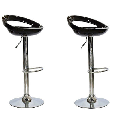 Set x2 Silla de Barra Polo Negro
