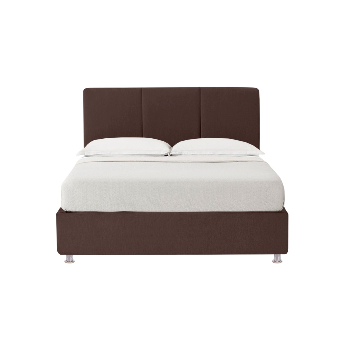 Base Cama Con Espaldar Queen Pretty  Cafe