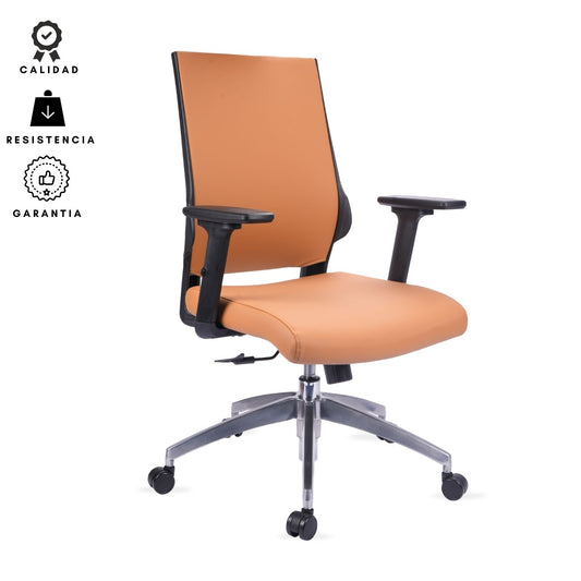 Silla De Oficina Vizza Gerente 103X63X52 Café