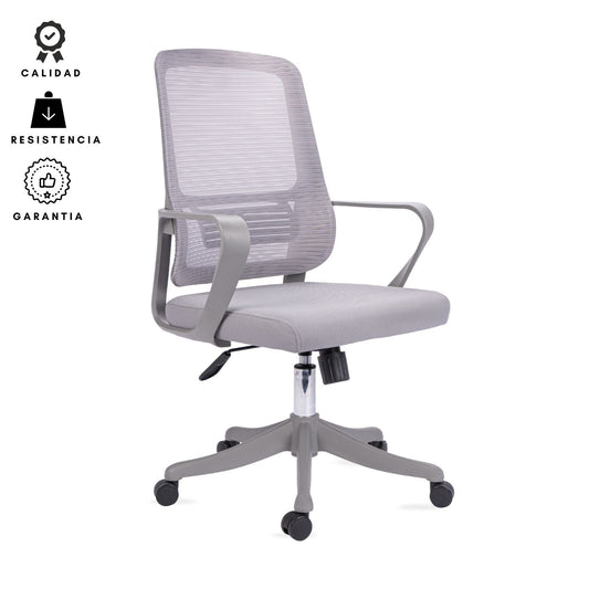 Silla De Oficina Karlo Gerente 100X60X50 Gris