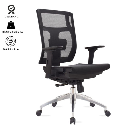 Silla De Oficina Lyd Gerente 113X47X51 Negra