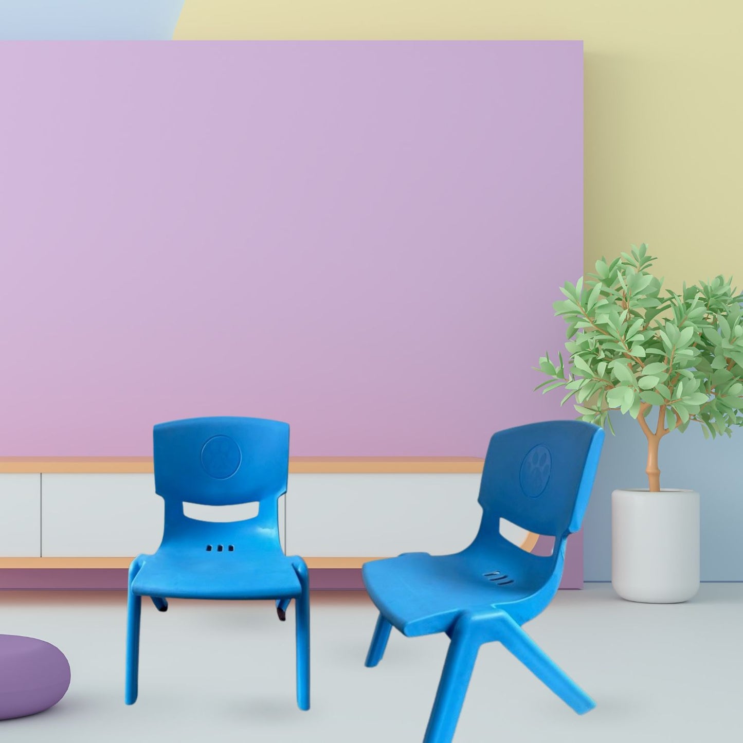 Silla Infantil Toby  azul claro