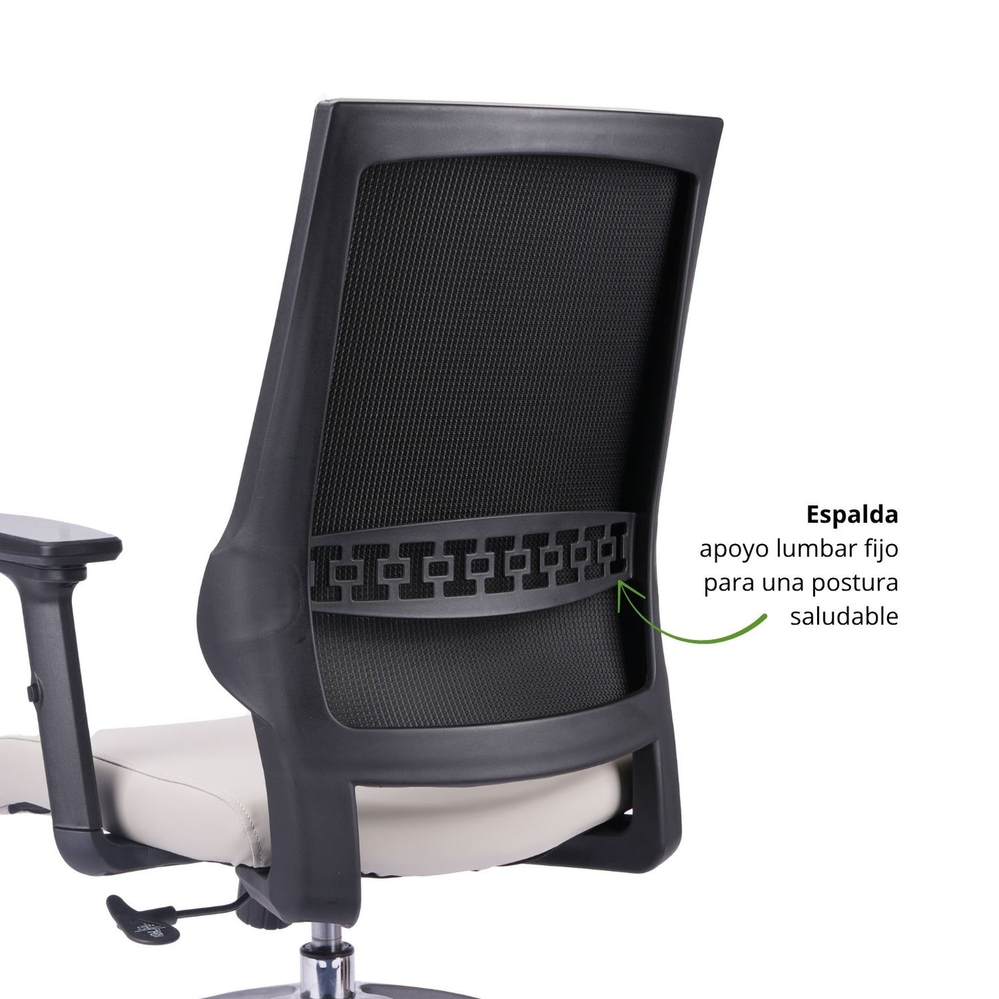 Silla De Oficina Vizza Gerente 103X63X52 Gris