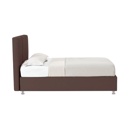 Base Cama Con Espaldar Queen Pretty  Cafe
