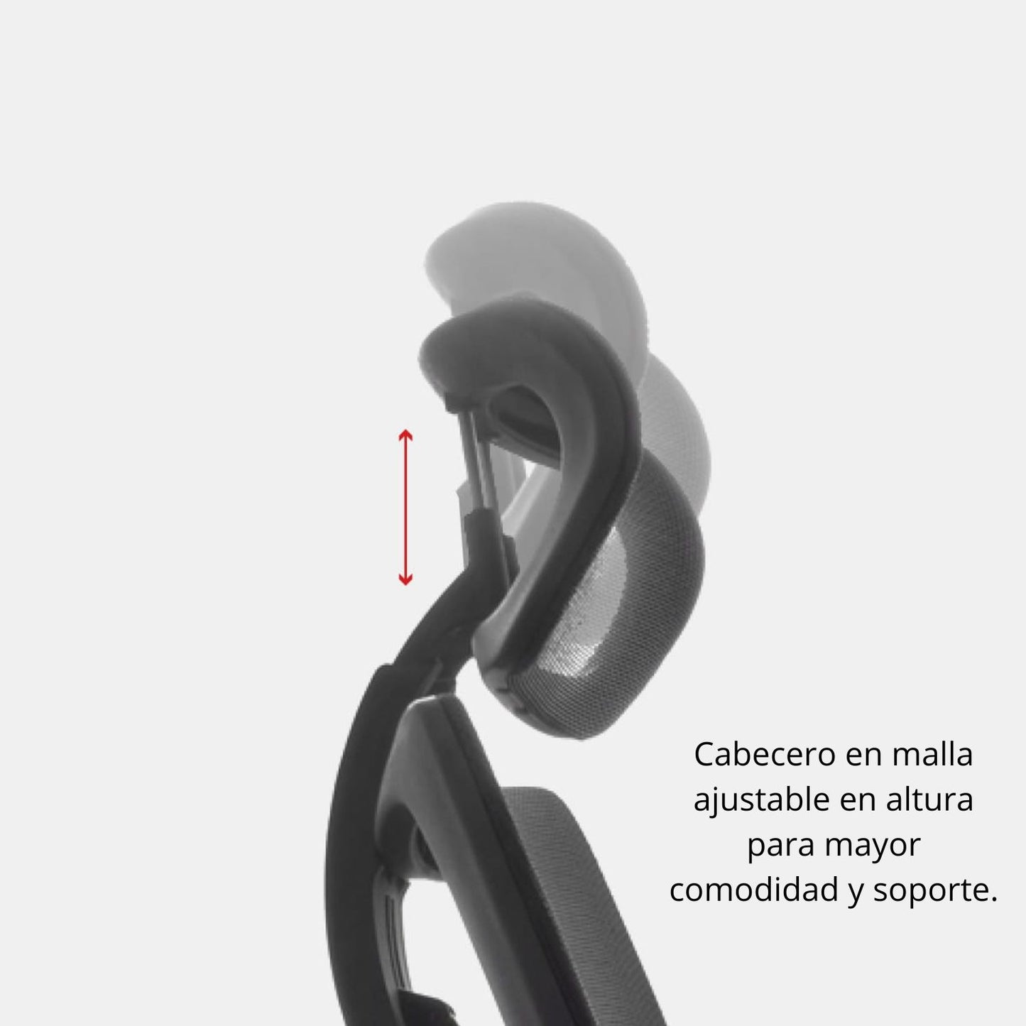 Silla De Oficina Emy 115X66X70 Negra
