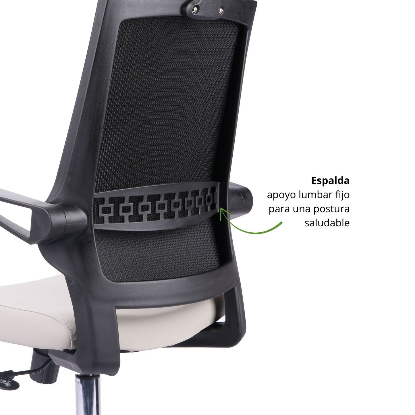 Silla De Oficina Vizza Brazo Abatible Presidente 128X63X52 Gris