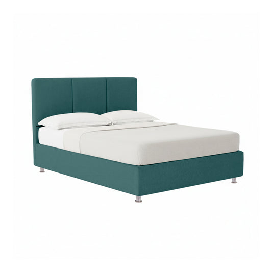 Base Cama Con Espaldar Semidoble Pretty  Verde