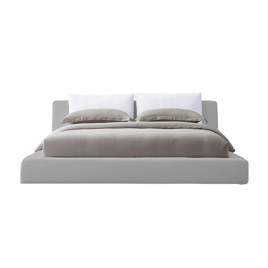 Cama Sencilla Astoria  Gris Perla