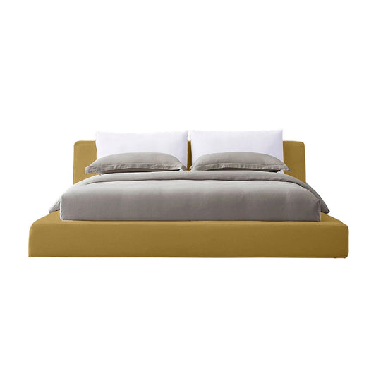 Cama Doble Astoria  Mostaza