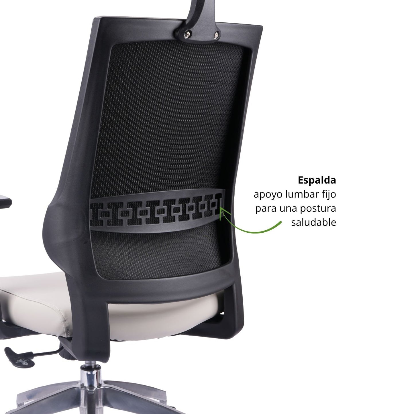 Silla De Oficina Vizza Presidente 128X63X52 Gris