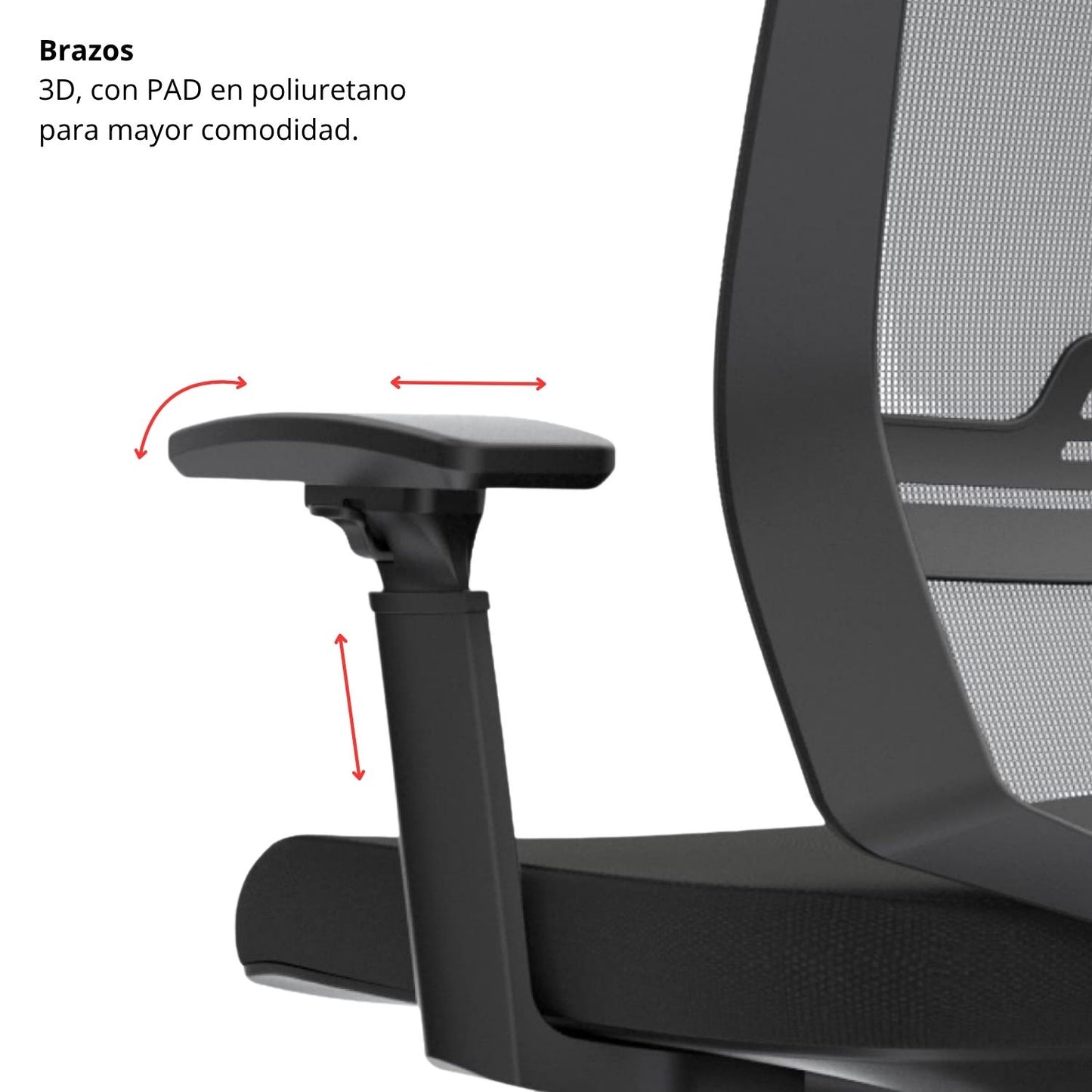 Silla Presidencial Perla 120X48X51 Negro