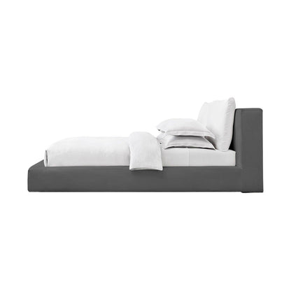 Cama Doble Astoria  Gris Plomo