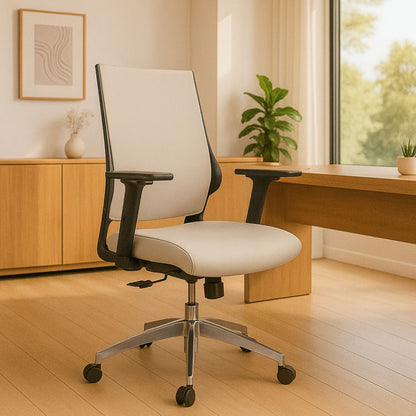 Silla De Oficina Vizza Gerente 103X63X52 Gris