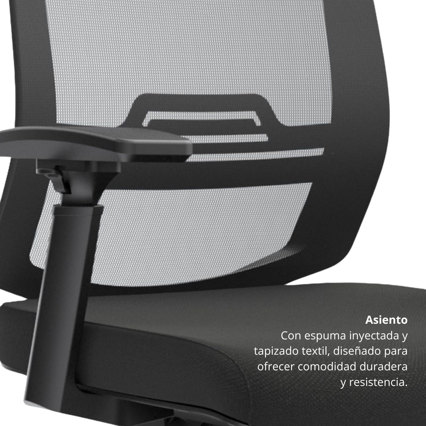 Silla Presidencial Perla 120X48X51 Negro