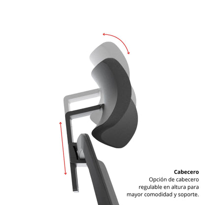Silla Presidencial Perla 120X48X51 Negro