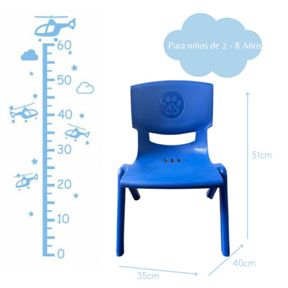 Silla Infantil Toby  azul oscuro