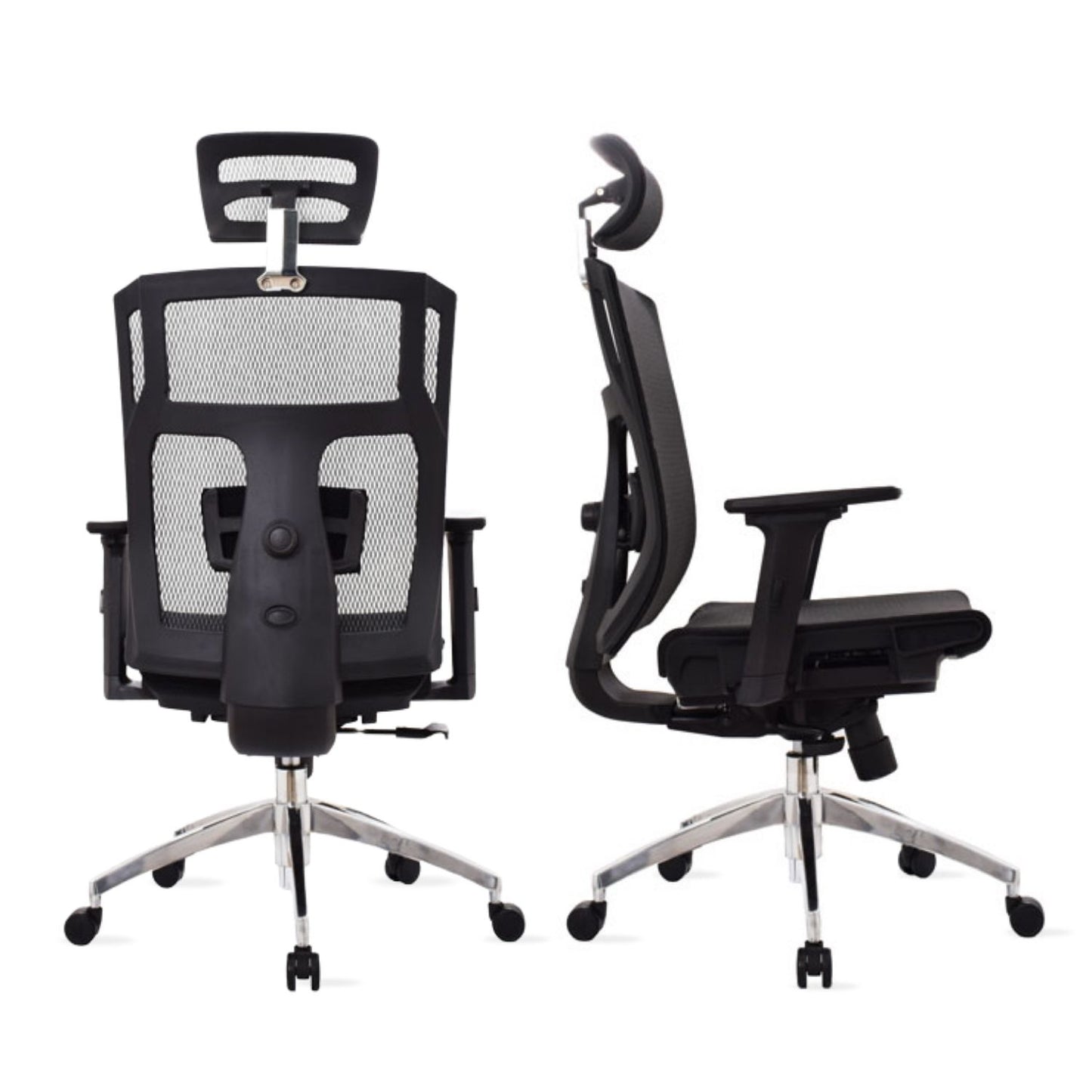 Silla De Oficina Lyd Presidente 113X47X51 Negra