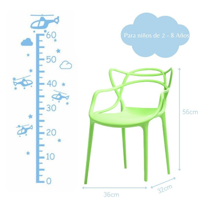 Silla Infantil Curva Streem  verde