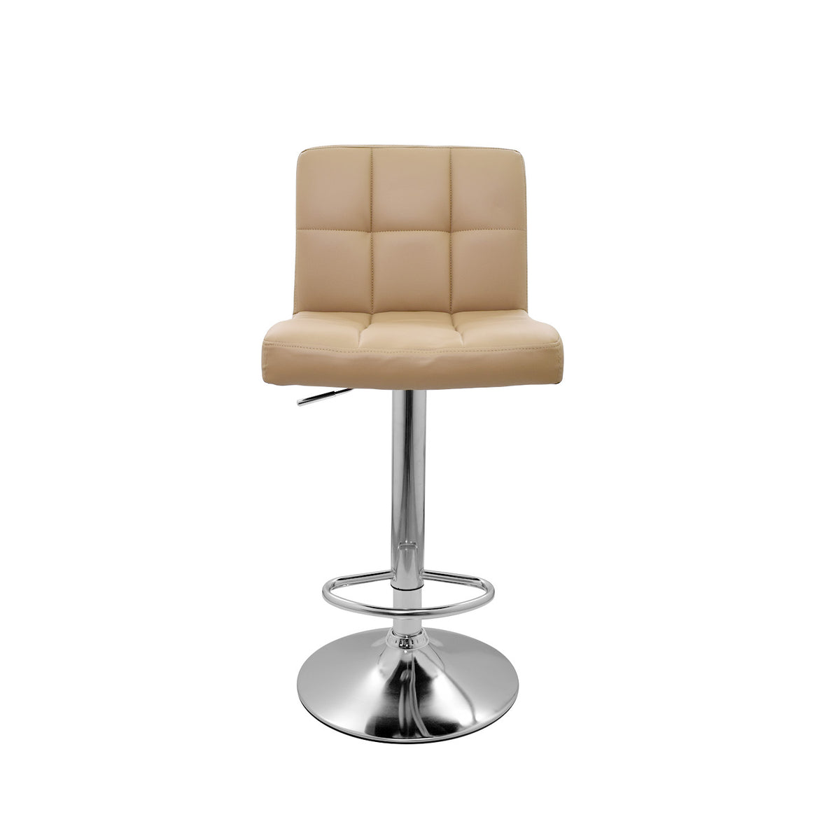 Silla de Barra Leo Beige
