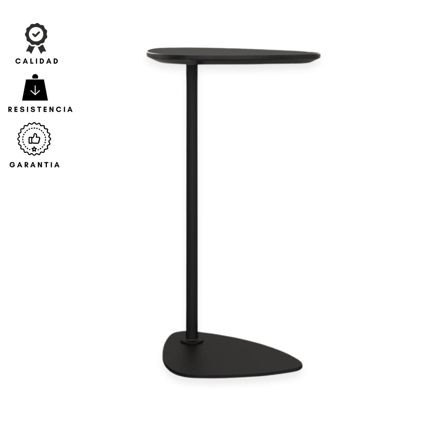 Mesa Auxiliar Plex 60X40X32 Negra