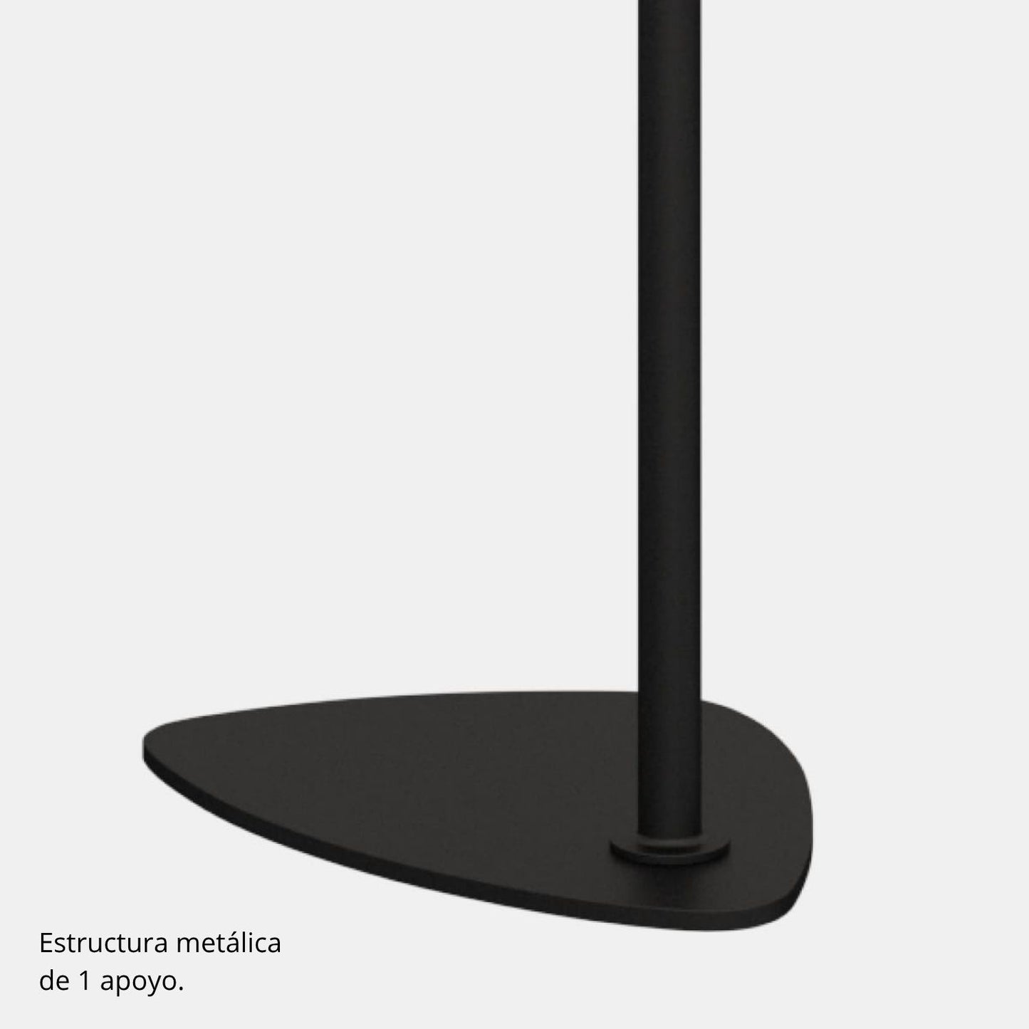 Mesa Auxiliar Plex 60X40X32 Negra