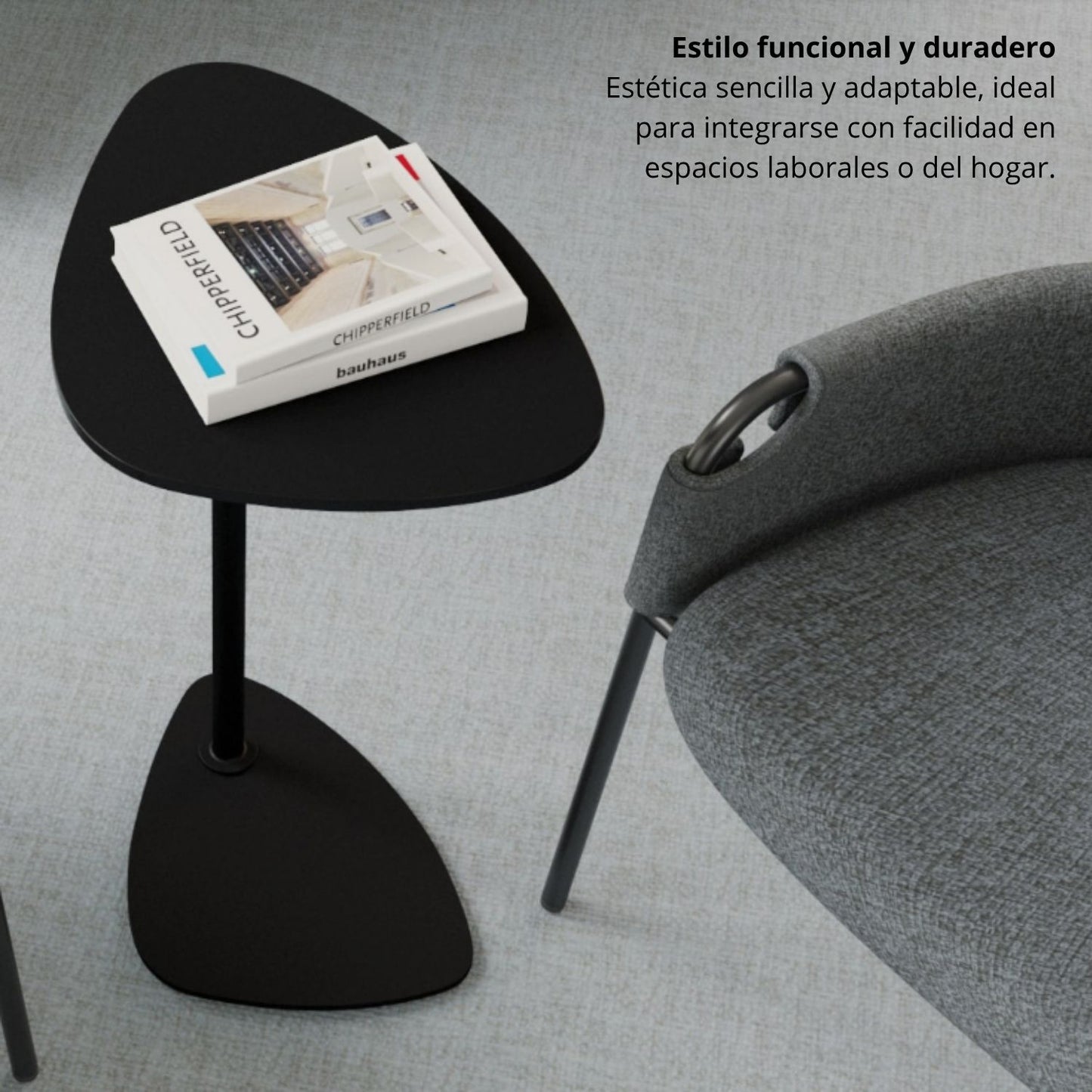 Mesa Auxiliar Plex 60X40X32 Negra
