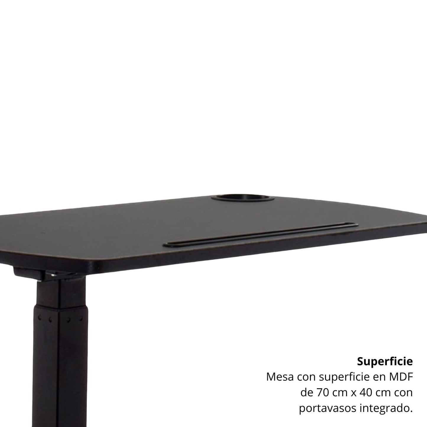 Mesa Multifuncional Top 65X70X40 Negra